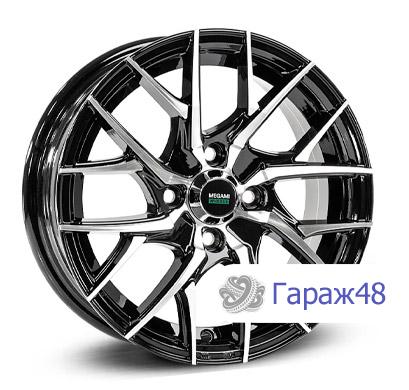 Megami MGM-12 R14 / 5.5J PCD 4x98 ET 35 ЦО 58.6 Литые Черный с полированной лицевой поверхностью