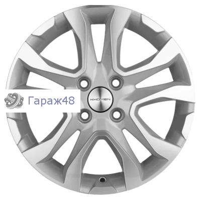 Khomen Wheels KHW1503 Rio/Solaris R15 / 6J PCD 4x100 ET 46 ЦО 54.1 Литые F-Silver-FP