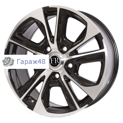 Replica TY5756 R20 / 8.5J PCD 5x150 ET 58 ЦО 110.2 Литые Черный с алмазной обработкой лицевой части