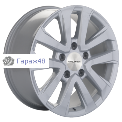 Khomen Wheels KHW2003 LX570/LC100/LC200 R20 / 8.5J PCD 5x150 ET 45 ЦО 110.1 Литые F-Silver