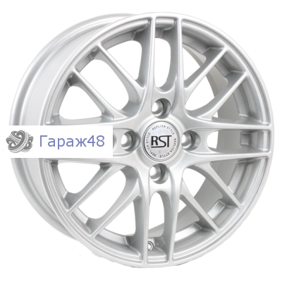 RST R004 R14 / 5.5J PCD 4x98 ET 35 ЦО 58.6 Литые Серебристый