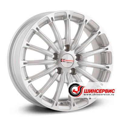 Yamato Asakura R16 / 7J PCD 5x112 ET 42 ЦО 73.1 Литые Серебристый с полированным ободом