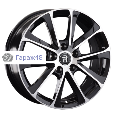 Replay KI261 R17 / 7J PCD 5x114.3 ET 43.5 ЦО 67.1 Литые Черный с полированной лицевой поверхностью