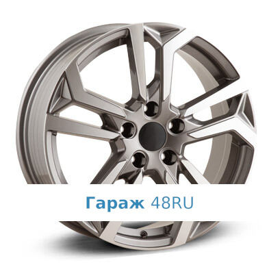 LegeArtis HND264 R17 / 7J PCD 5x114.3 ET 47 ЦО 67.1 Литые Графит с полированной лицевой поверхностью