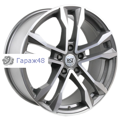 RST R068 (Touareg) R18 / 8J PCD 5x112 ET 25 ЦО 66.6 Литые Графит с полированной лицевой поверхностью