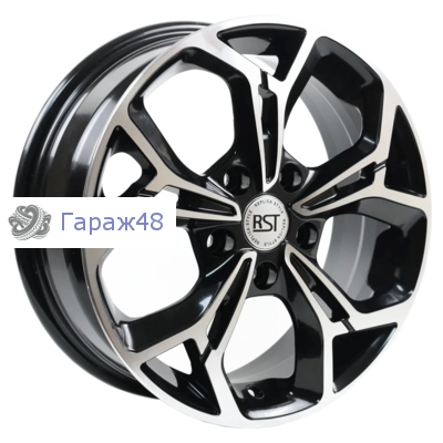 RST R016 (Creta) R16 / 6J PCD 5x114.3 ET 43 ЦО 67.1 Литые Черный с полированной лицевой повехностью