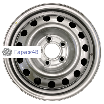 Next NX-145 R15 / 6J PCD 5x114.3 ET 46 ЦО 67.1 Штампованные Серебристый