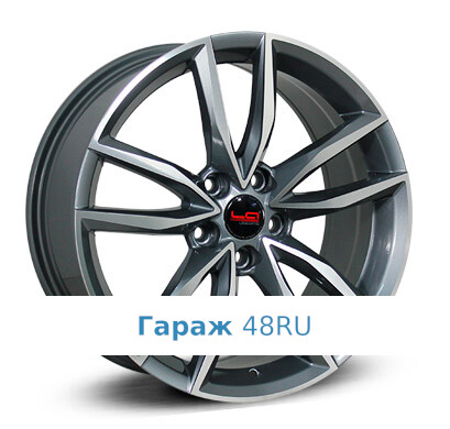 LegeArtis TY559 R18 / 8J PCD 5x114.3 ET 35 ЦО 60.1 Литые Графит с полированной лицевой поверхностью
