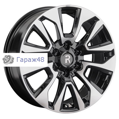 Replay TY447 R19 / 7.5J PCD 6x139.7 ET 25 ЦО 106.1 Литые Черный с полированной лицевой поверхностью