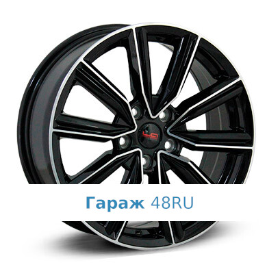 LegeArtis VV218 R17 / 7J PCD 5x112 ET 40 ЦО 57.1 Литые Черный с полированной лицевой поверхностью