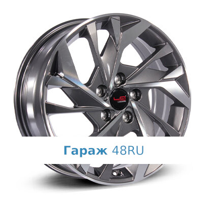 LegeArtis HND538 R17 / 6.5J PCD 5x114.3 ET 49 ЦО 67.1 Литые Графит с полированной лицевой поверхностью