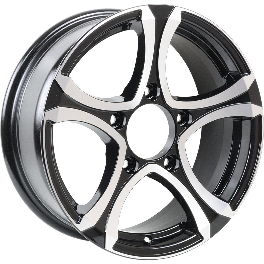 Venti 1610 R16 / 6.5J PCD 5x139.7 ET 40 ЦО 98 Литые Черный с полированной лицевой повехностью