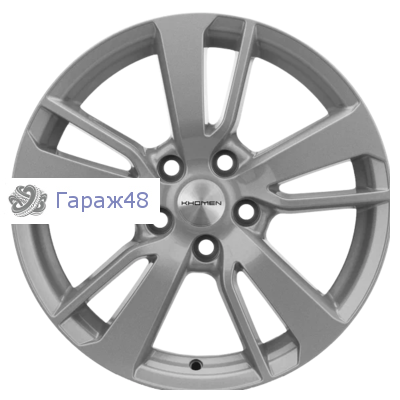 Khomen Wheels KHW1704 RAV4 R17 / 7J PCD 5x114.3 ET 39 ЦО 60.1 Литые F-Silver