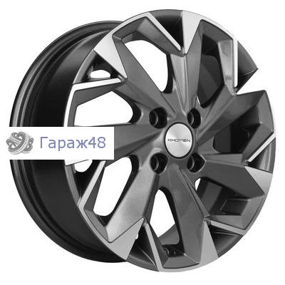 Khomen Wheels KHW1402 Toyota Corolla R14 / 5.5J PCD 4x100 ET 43 ЦО 60.1 Литые Gray-FP