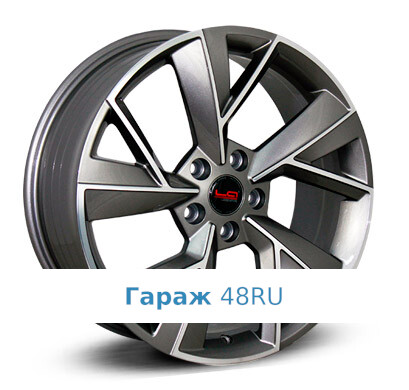 LegeArtis SK130 R18 / 7J PCD 5x112 ET 43 ЦО 57.1 Литые Графит с полированной лицевой поверхностью
