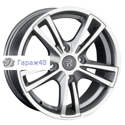 Replay KA2 R17 / 7J PCD 5x108 ET 43 ЦО 65.1 Литые Графит с полированной лицевой поверхностью