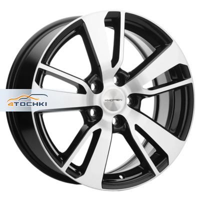 Khomen Wheels KHW1704 Jolion R17 / 7J PCD 5x114.3 ET 37 ЦО 66.5 Литые Black-FP