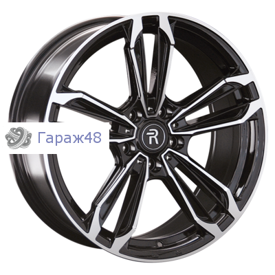 Replay LX174 R18 / 8J PCD 5x114.3 ET 30 ЦО 60.1 Литые Черный с полированной лицевой поверхностью