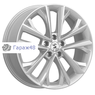 Premium Series КР012 (Tiggo 8 Pro) R18 / 7J PCD 5x108 ET 47 ЦО 60.1 Литые Elite Silver