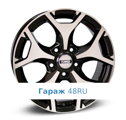 Neo 653 R16 / 6.5J PCD 5x114.3 ET 50 ЦО 66.1 Литые Черный с полированной лицевой поверхностью