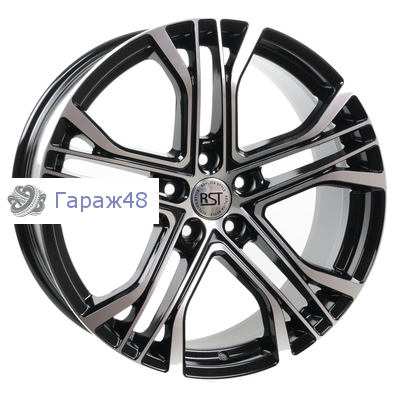 RST R029 (Touareg) R19 / 8.5J PCD 5x112 ET 28 ЦО 66.6 Литые Черный с полированной лицевой повехностью