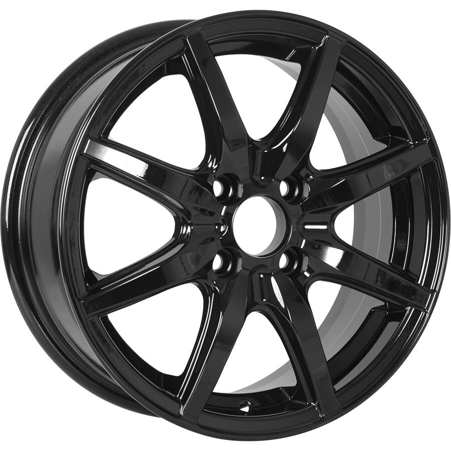 Venti 1605 R16 / 6J PCD 4x100 ET 49 ЦО 54.1 Литые Черный с полированной лицевой поверхностью