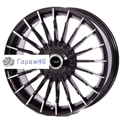 Lizardo XH1016 R16 / 6.5J PCD 5x100 ET 42 ЦО 67.1 Литые Черный с алмазной обработкой лицевой части