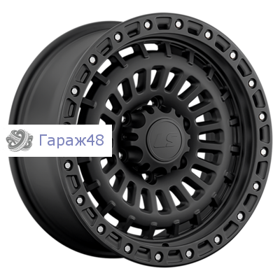 LS 1348 R18 / 9J PCD 6x139.7 ET 30 ЦО 100.1 Литые Черный матовый