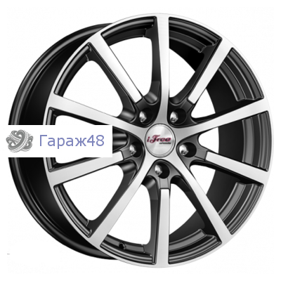 iFree Big Byz КС680 R17 / 7J PCD 5x108 ET 45 ЦО 67.1 Литые Черный с полированной лицевой поверхностью
