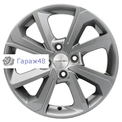 Khomen Wheels KHW1501 Rio/Solaris R15 / 6J PCD 4x100 ET 48 ЦО 54.1 Литые Графит
