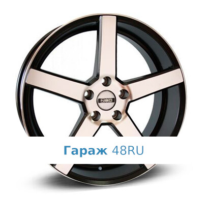 Neo V03-1560 R15 / 6J PCD 4x100 ET 40 ЦО 54.1 Литые Черный с полированной лицевой поверхностью