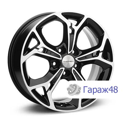 LS 1702 R17 / 7J PCD 5x114.3 ET 37 ЦО 66.5 Литые Черный с полированной лицевой поверхностью