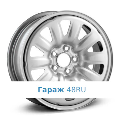Alcar Hybridrad 131201 R15 / 6J PCD 5x112 ET 43 ЦО 57.1 Штампованные Серебристый