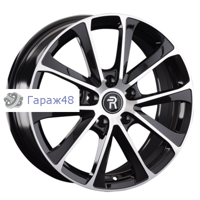 Replay MZ121 R17 / 7J PCD 5x114.3 ET 45 ЦО 67.1 Литые Черный с полированной лицевой поверхностью
