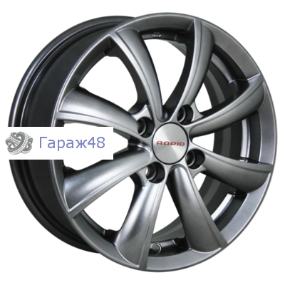 K&amp;K Бриз-Оригинал R15 / 6J PCD 4x100 ET 50 ЦО 60.1 Литые Графит