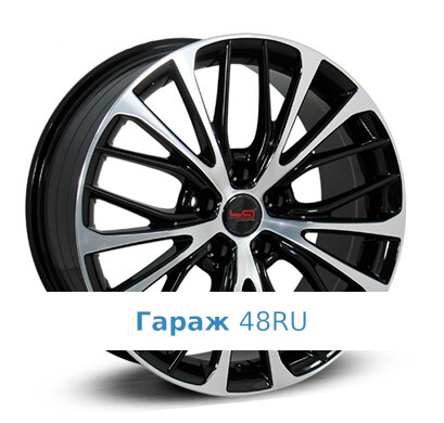 LegeArtis TY552 R16 / 6.5J PCD 5x114.3 ET 40 ЦО 60.1 Литые Черный с полированной лицевой поверхностью