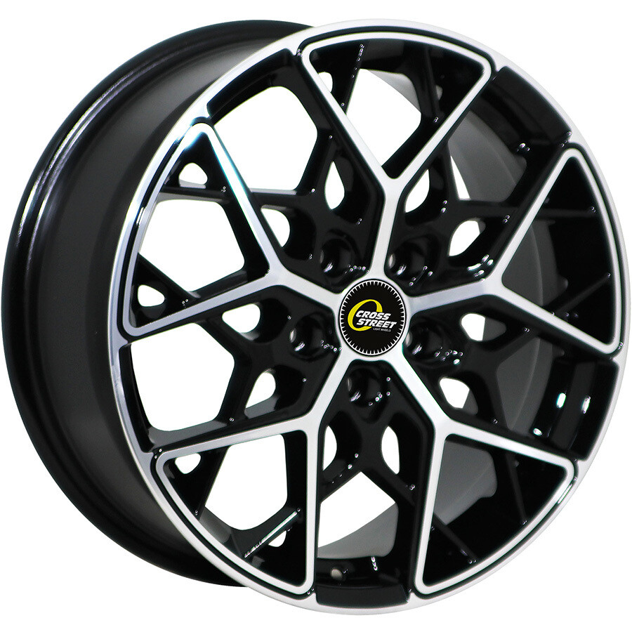 CrossStreet CR20 R18 / 7.5J PCD 5x114.3 ET 45 ЦО 67.1 Литые Черный с полированной лицевой поверхностью