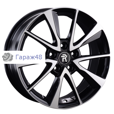 Replay KI269 R17 / 7J PCD 5x114.3 ET 47 ЦО 67.1 Литые Черный с полированной лицевой поверхностью