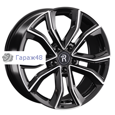Replay A254 R18 / 8J PCD 5x112 ET 39 ЦО 66.6 Литые Черный с полированной лицевой поверхностью