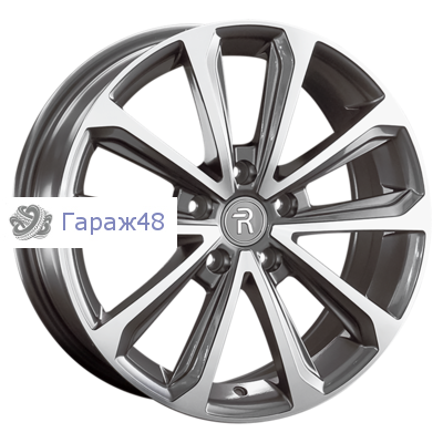 Replay OPL100 R16 / 6.5J PCD 5x110 ET 37 ЦО 65.1 Литые Графит с полированной лицевой поверхностью