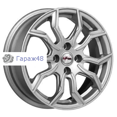 iFree Бохо КС1037 R15 / 6J PCD 4x100 ET 40 ЦО 60.1 Литые Серебристый