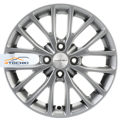Khomen Wheels KHW1506 Rio/Solaris R15 / 6J PCD 4x100 ET 48 ЦО 54.1 Литые G-Silver