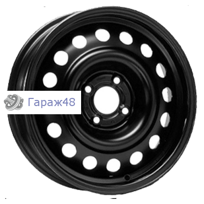 Trebl 9507 R16 / 6J PCD 4x100 ET 40 ЦО 56.6 Штампованные Черный