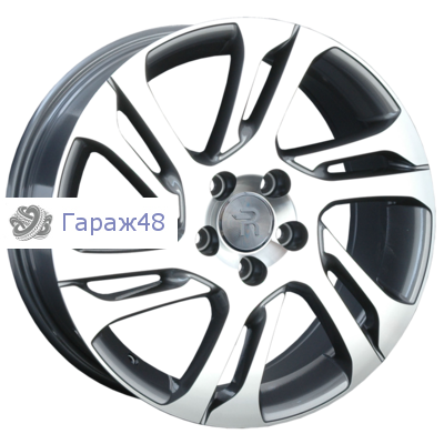 Replay V21 R18 / 7.5J PCD 5x108 ET 52.5 ЦО 63.3 Литые Графит с полированной лицевой поверхностью