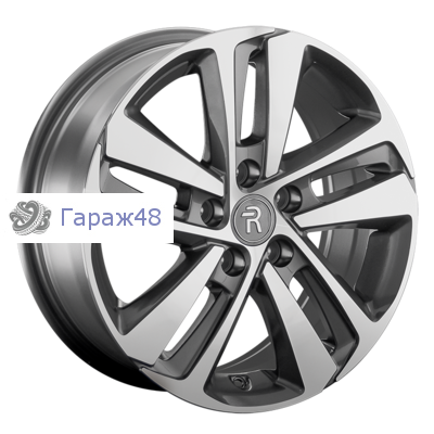 Replay CI63 R16 / 7J PCD 5x108 ET 46 ЦО 65.1 Литые Графит с полированной лицевой поверхностью