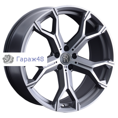 Replay B135 R22 / 9.5J PCD 5x112 ET 37 ЦО 66.6 Литые Графит матовый с полированной лицевой поверхностью