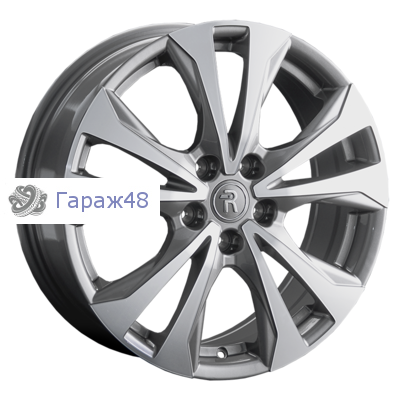 Replay HV62 R18 / 7J PCD 5x114.3 ET 40 ЦО 66.6 Литые Графит с полированной лицевой поверхностью