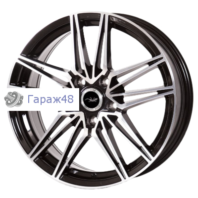 Lizardo 1050 R17 / 7J PCD 5x108 ET 33 ЦО 60.1 Литые Черный с алмазной обработкой лицевой части