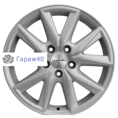 Khomen Wheels KHW1706 CX5/Seltos/Optima R17 / 7J PCD 5x114.3 ET 50 ЦО 67.1 Литые F-Silver