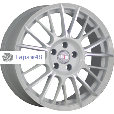 Alcasta M33 R17 / 7J PCD 5x114.3 ET 50 ЦО 64.1 Литые Белый с полированной лицевой поверхностью